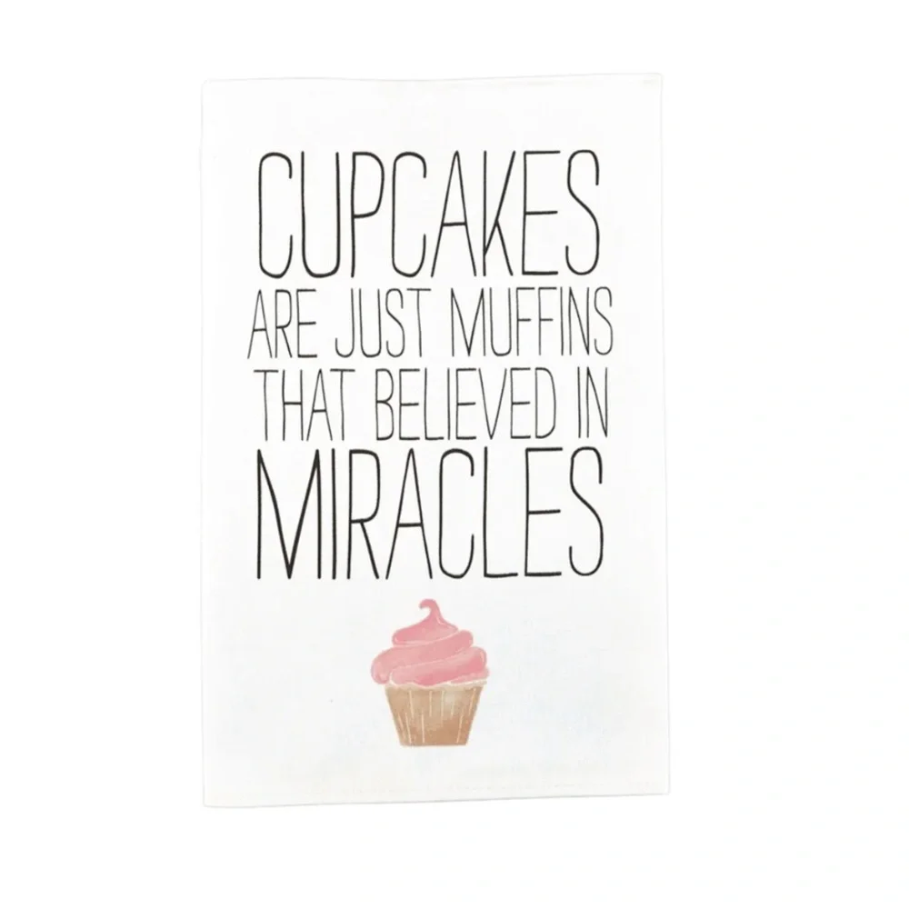 NWT Mud Pie Cupcake Kitchen Towel